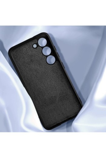 Cover Samsung Galaxy S23 in silicone con finitura soft-touch - nera