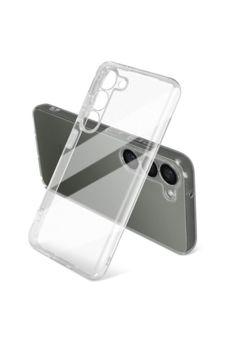 Cover in gel di silicone per Samsung Galaxy S23 sottile e resistente - trasparente