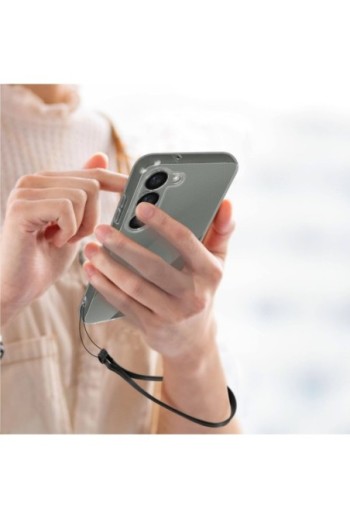 Cover in gel di silicone per Samsung Galaxy S23 sottile e resistente - trasparente