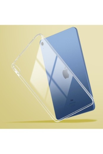Cover in gel di silicone per iPad 11 2025 (A16) / 10.9 2022 sottile e resistente - trasparente
