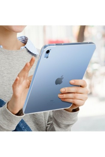 Cover in gel di silicone per iPad 11 2025 (A16) / 10.9 2022 sottile e resistente - trasparente