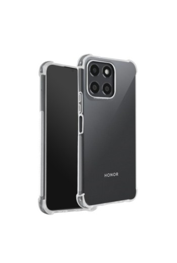 Cover per Honor 70 Lite X8 5G / X6 in gel di silicone con angoli bumper anti-urto - trasparente