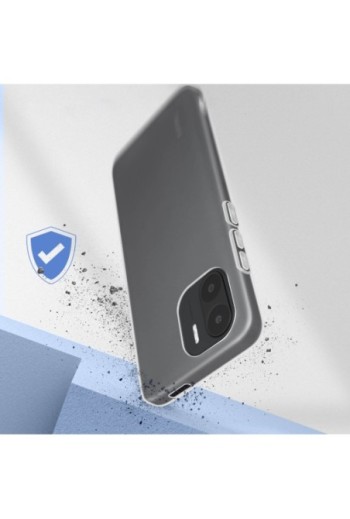 Cover in Gel di Silicone per Xiaomi Redmi A1 e A2 Sottile e Resistente - Trasparente