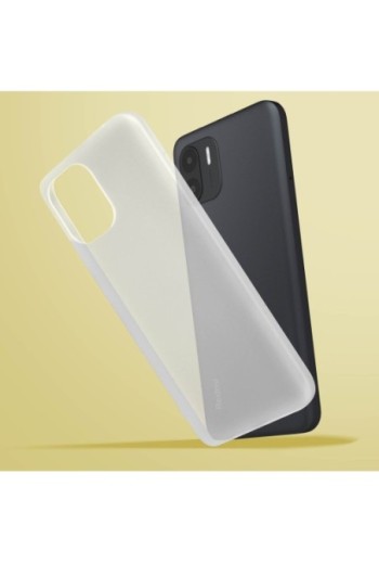 Cover in Gel di Silicone per Xiaomi Redmi A1 e A2 Sottile e Resistente - Trasparente