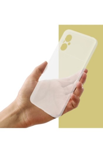 Cover in Gel di Silicone per Xiaomi Poco M5 Sottile e Resistente - Trasparente