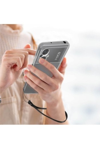 Cover in Gel di Silicone per Xiaomi Poco M5 Sottile e Resistente - Trasparente
