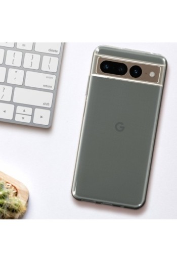 Cover in Gel di Silicone per Google Pixel 7 Pro Extra-sottile 0 3 mm Second Skin - Trasparente