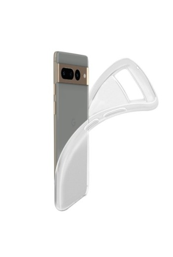 Cover in Gel di Silicone per Google Pixel 7 Pro Extra-sottile 0 3 mm Second Skin - Trasparente