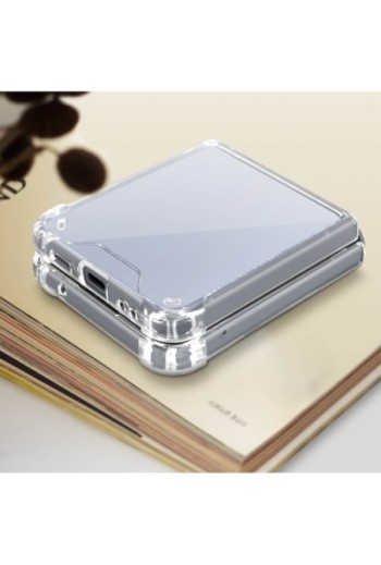 Cover Anti-urto per Samsung Galaxy Z Flip4 Gel di Silicone con Angoli Bumper - Trasparente