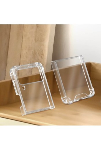 Cover Anti-urto per Samsung Galaxy Z Flip4 Gel di Silicone con Angoli Bumper - Trasparente