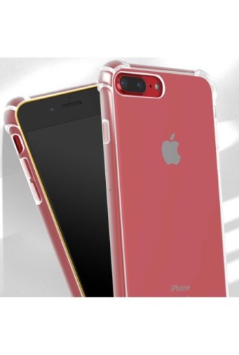 Cover Anti-urto per iPhone 7 Plus / 8 Plus Gel di Silicone con Angoli Bumper - Trasparente