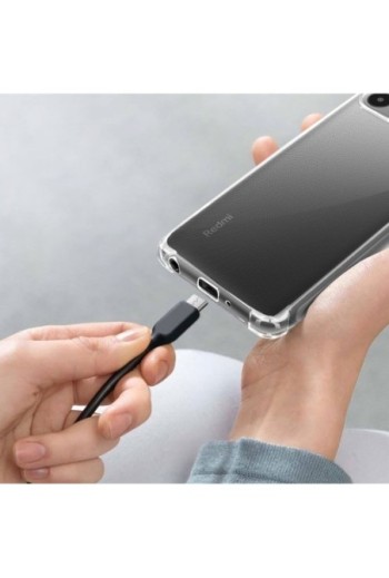 Cover Anti-urto per Xiaomi Redmi A1 e A2 Gel di Silicone con Angoli Bumper - Trasparente