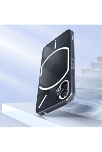 Cover per Nothing Phone 1 in silicone morbido Imak - trasparente