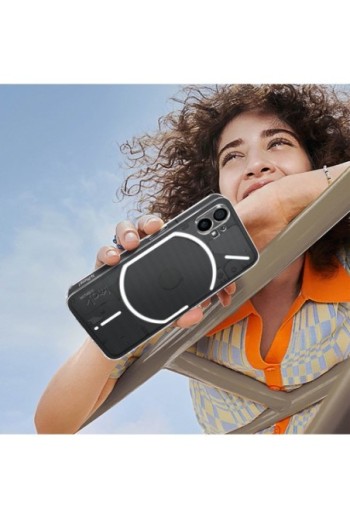 Cover per Nothing Phone 1 in silicone morbido Imak - trasparente