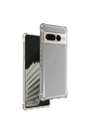 Cover Anti-urto per Google Pixel 7 Pro Gel di Silicone con Angoli Bumper - Trasparente