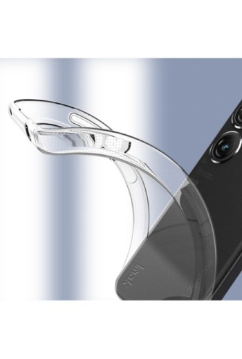 Cover per Asus Zenfone 10 e 9 in silicone morbido Imak - trasparente