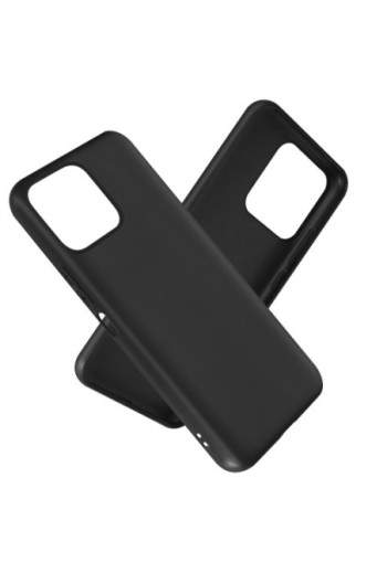 Cover in Gel di Silicone per Honor 70 Lite X8 5G / X6 Flessibile e Ultra-sottile - Nera