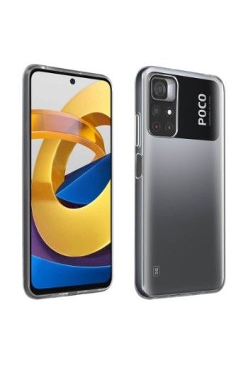 Cover in Gel di Silicone per Xiaomi Poco M4 Pro 5G / Redmi Note 11S 5G Extra-sottile 0 3 mm Second Skin - Trasparente
