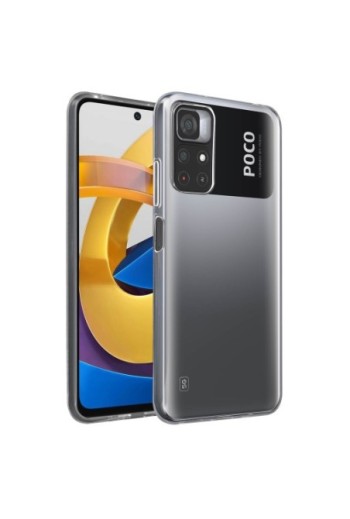 Cover in Gel di Silicone per Xiaomi Poco M4 Pro 5G / Redmi Note 11S 5G Extra-sottile 0 3 mm Second Skin - Trasparente