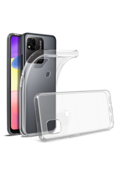 Cover in Gel di Silicone per Xiaomi Redmi 10A Extra-sottile 0 3 mm Second Skin - Trasparente