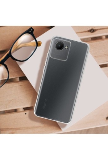 Cover in Gel di Silicone per Realme C30 Sottile e Resistente - Trasparente