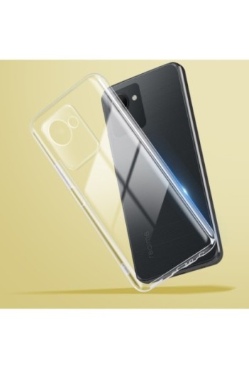 Cover in Gel di Silicone per Realme C30 Sottile e Resistente - Trasparente