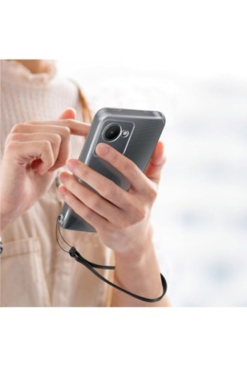 Cover in Gel di Silicone per Realme C30 Sottile e Resistente - Trasparente