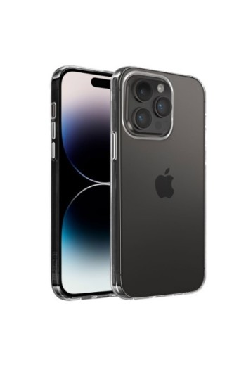 Cover in Gel di Silicone per iPhone 14 Pro Max Extra-sottile 0 3 mm Second Skin - Trasparente