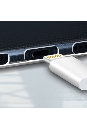 Cover Anti-urto per iPhone 14 Gel di Silicone con Angoli Bumper - Trasparente