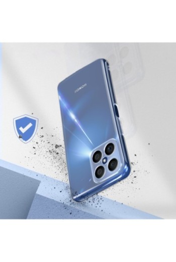 Cover in Gel di Silicone per Honor X8 Sottile e Resistente - Trasparente