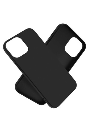 Cover in Gel di Silicone per iPhone 14 Pro Max Flessibile e Ultra-sottile - Nera