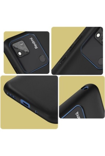 Cover in Gel di Silicone per Xiaomi Redmi 10A Flessibile e Ultra-sottile - Nera