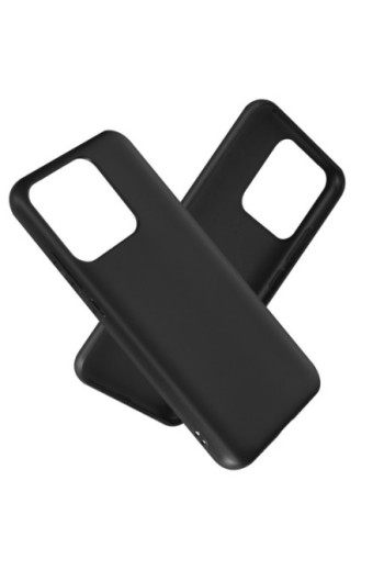 Cover in Gel di Silicone per Xiaomi Redmi 10A Flessibile e Ultra-sottile - Nera