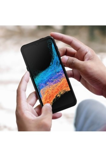 Cover in Gel di Silicone per Samsung Galaxy Xcover 6 Pro Flessibile e Ultra-sottile - Nera