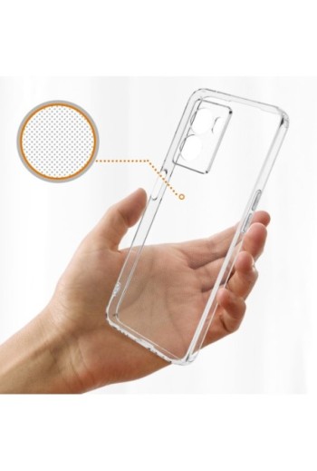 Cover in Gel di Silicone Oppo A77 / A57 / Realme Narzo 50 5G Sottile e Resistente - Trasparente
