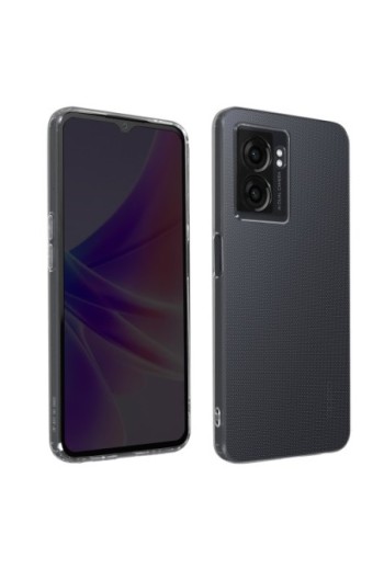 Cover in Gel di Silicone Oppo A77 / A57 / Realme Narzo 50 5G Sottile e Resistente - Trasparente