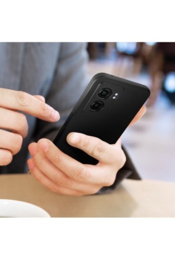 Cover in Gel di Silicone per Oppo A77 / A57 / Realme Narzo 50 5G Flessibile e Ultra-sottile - Nera