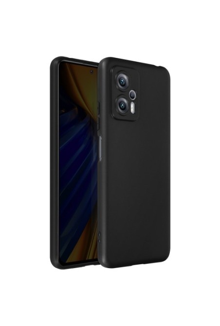 Cover in Gel di Silicone per Xiaomi Poco X4 GT Flessibile e Ultra-sottile - Nera
