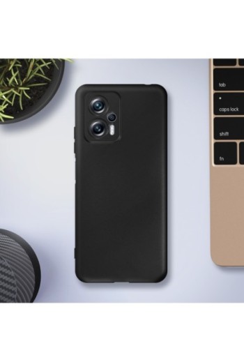 Cover in Gel di Silicone per Xiaomi Poco X4 GT Flessibile e Ultra-sottile - Nera