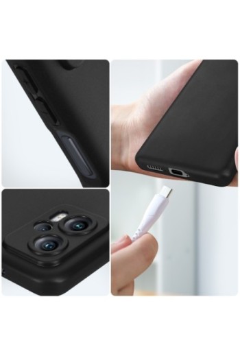 Cover in Gel di Silicone per Xiaomi Poco X4 GT Flessibile e Ultra-sottile - Nera