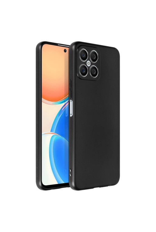 Cover in Gel di Silicone per Honor X8 Flessibile e Ultra-sottile - Nera