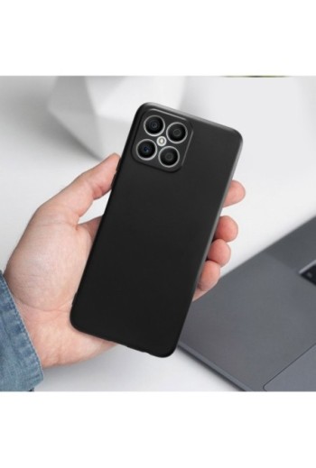 Cover in Gel di Silicone per Honor X8 Flessibile e Ultra-sottile - Nera