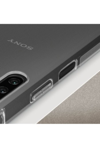 Cover Anti-urto per Sony Xperia 10 IV Gel di Silicone con Angoli Bumper - Trasparente