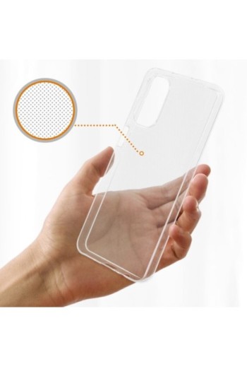 Cover in Gel di Silicone Motorola Moto G52 / G82 Sottile e Resistente - Trasparente