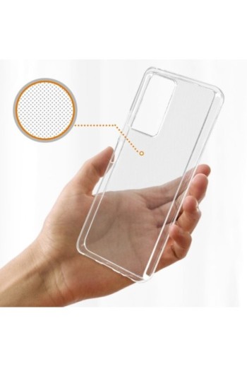 Cover in Gel di Silicone Vivo Y76 5G Sottile e Resistente - Trasparente