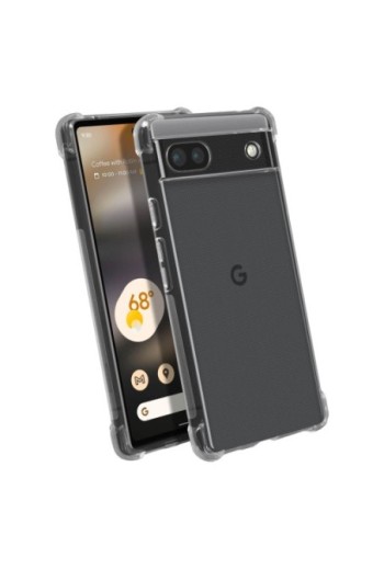 Cover Anti-urto per Google Pixel 6a gel di Silicone con Angoli Bumper - Trasparente