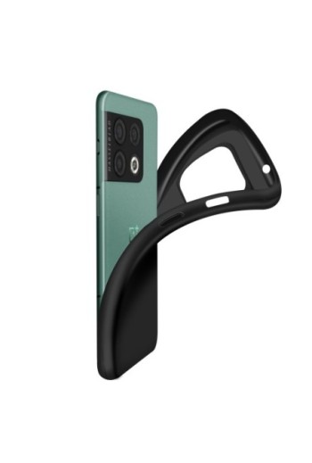 Cover in Silicone Flessibile per OnePlus 10 Pro 5G Ultra-sottile - Nera