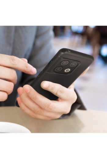Cover in Silicone Flessibile per OnePlus 10 Pro 5G Ultra-sottile - Nera