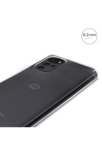 Cover in Gel di Silicone per Motorola Moto G22 Extra-sottile 0 3 mm Second Skin - Trasparente
