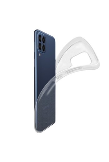 Cover in Gel di Silicone per Samsung Galaxy M33 Extra-sottile 0 3 mm Second Skin - Trasparente